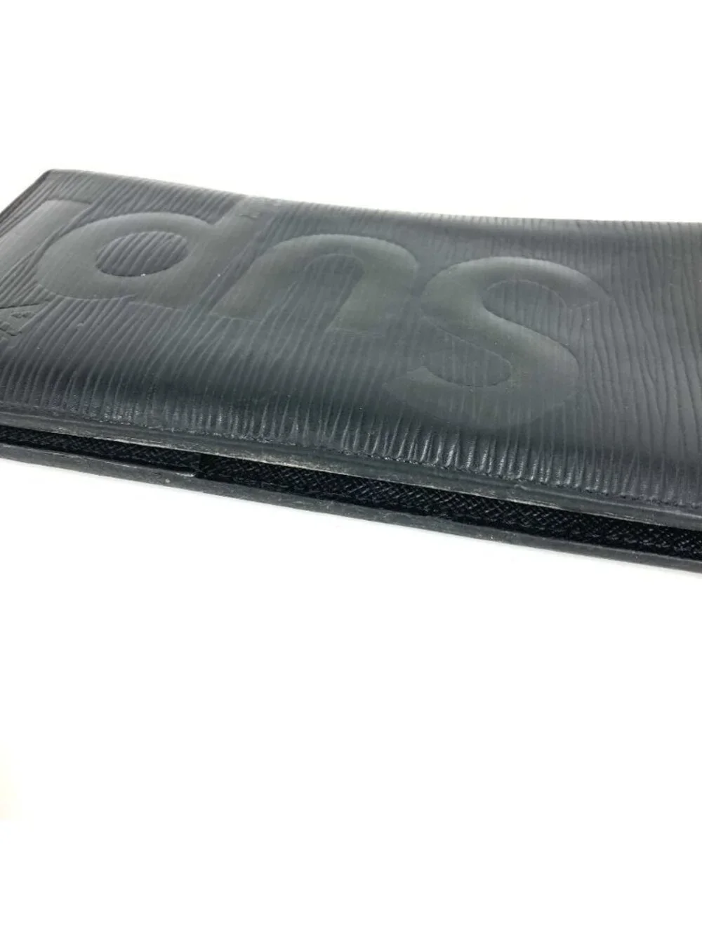 Louis Vuitton Wallet Portefeuille Brazza Epi Leather Noir Black